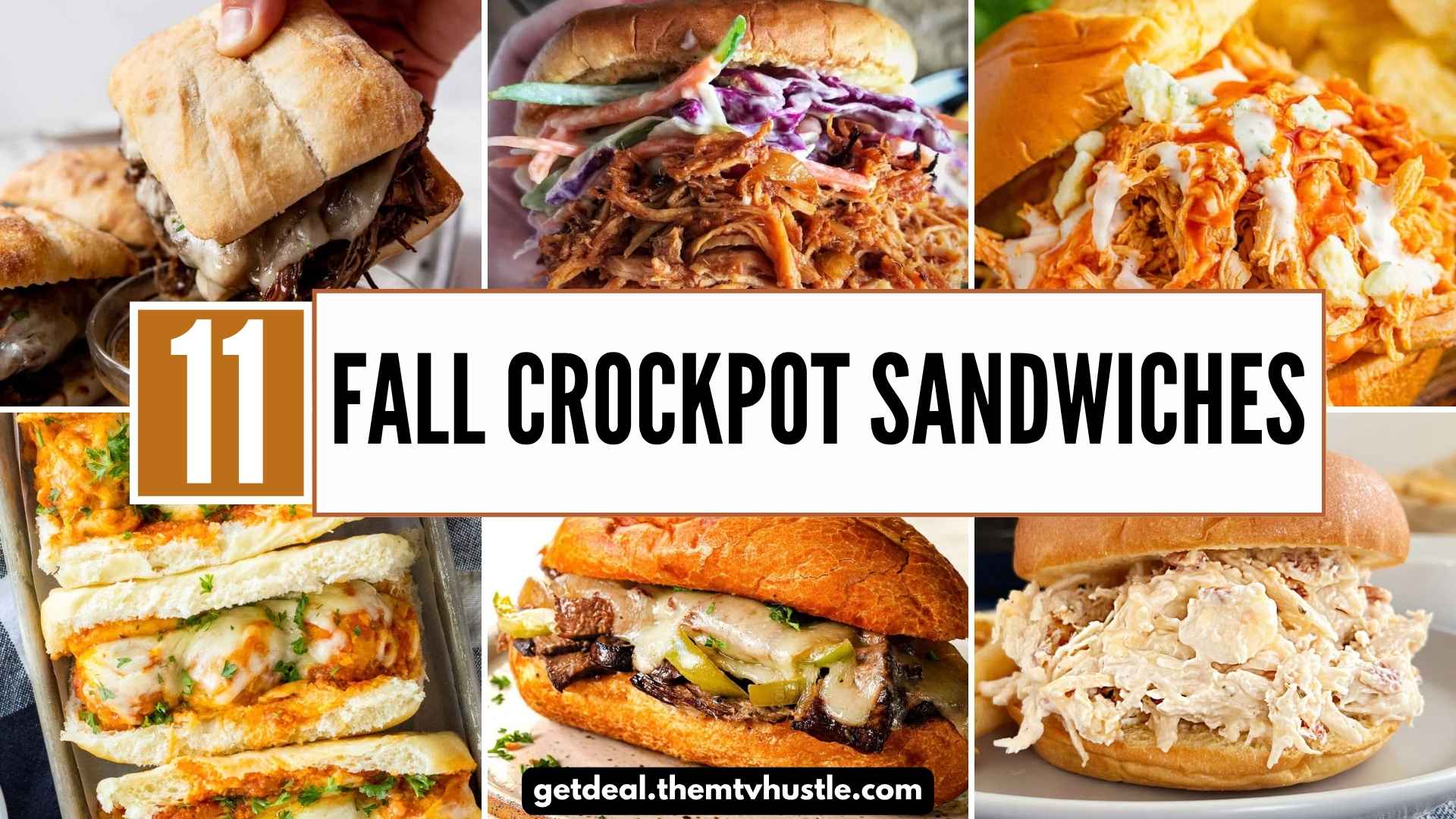 11 Delicious Fall Crockpot Sandwiches for Autumn Dinners