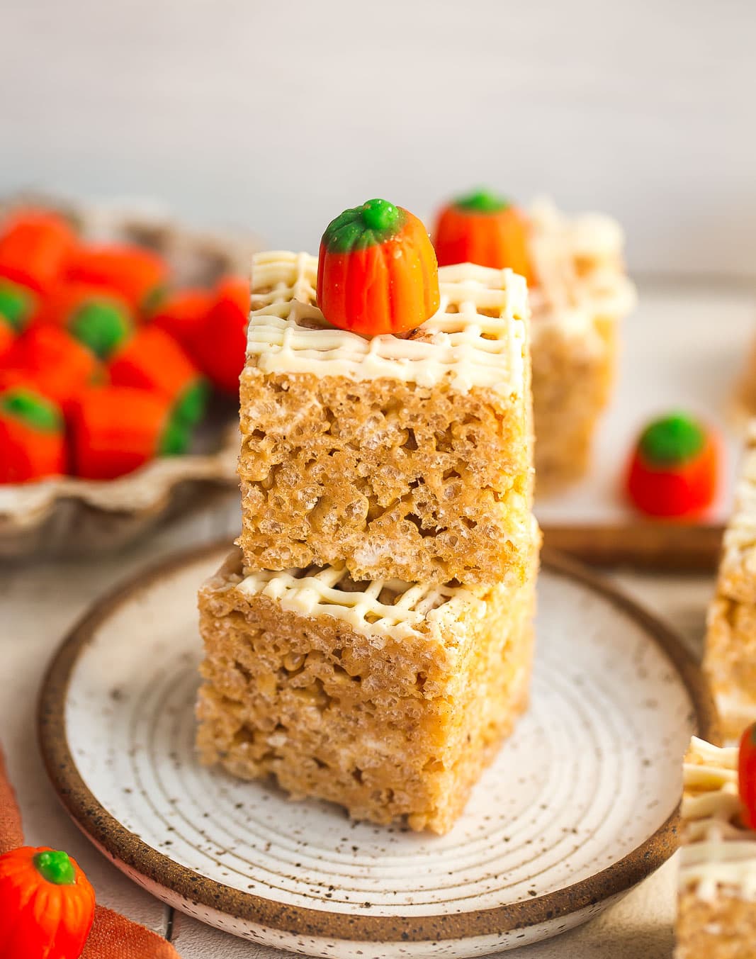 Pumpkin Spice Rice Krispie Treats