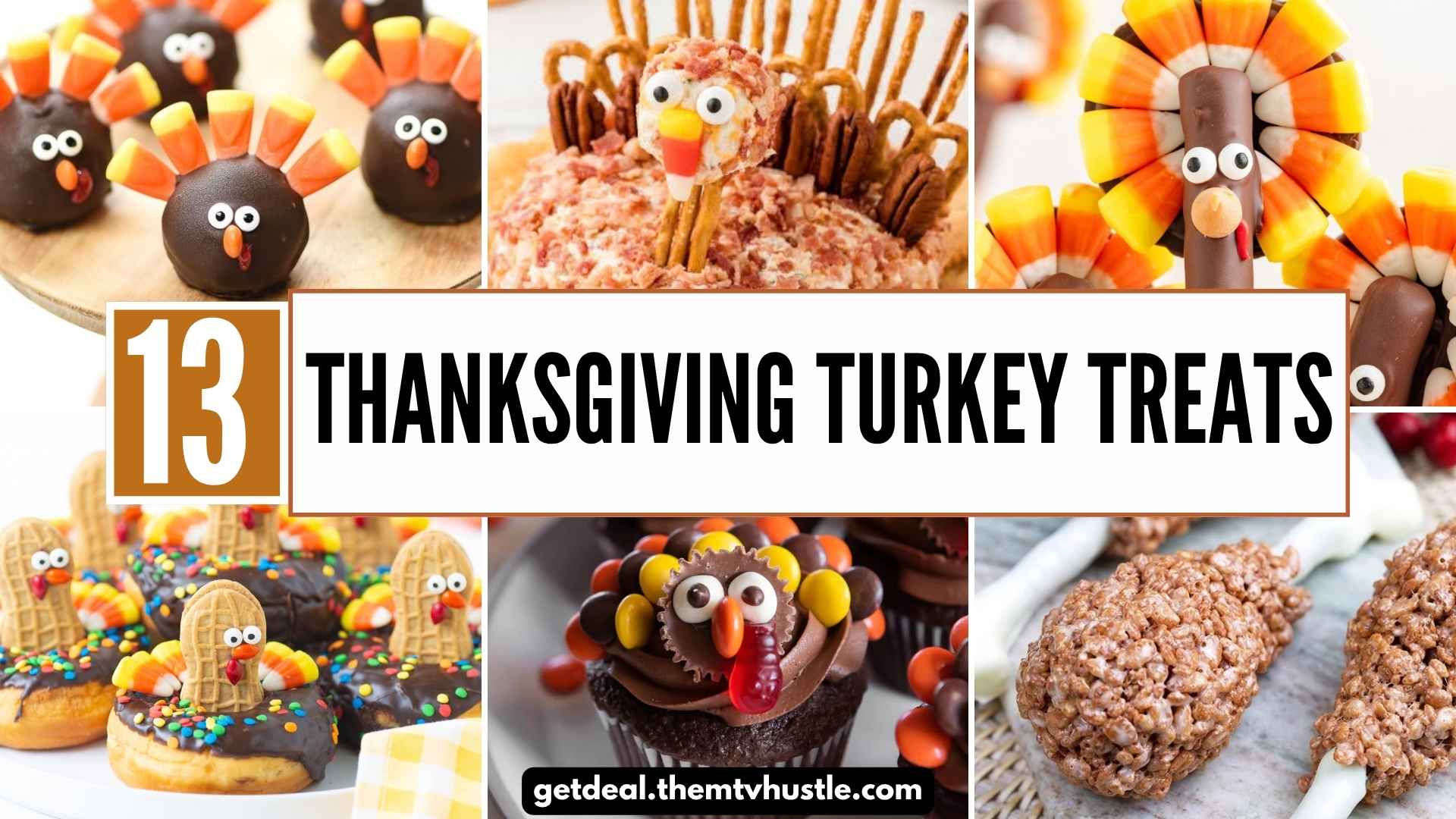 13 Festive Thanksgiving Turkey Treats for Your Holiday Table