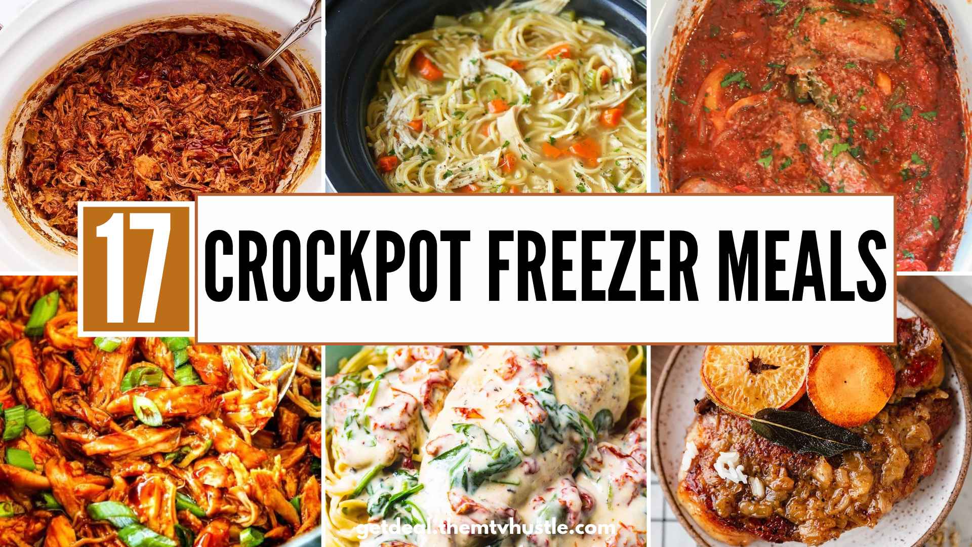 17 Easy Crockpot Freezer Meals for Weeknight Dinners