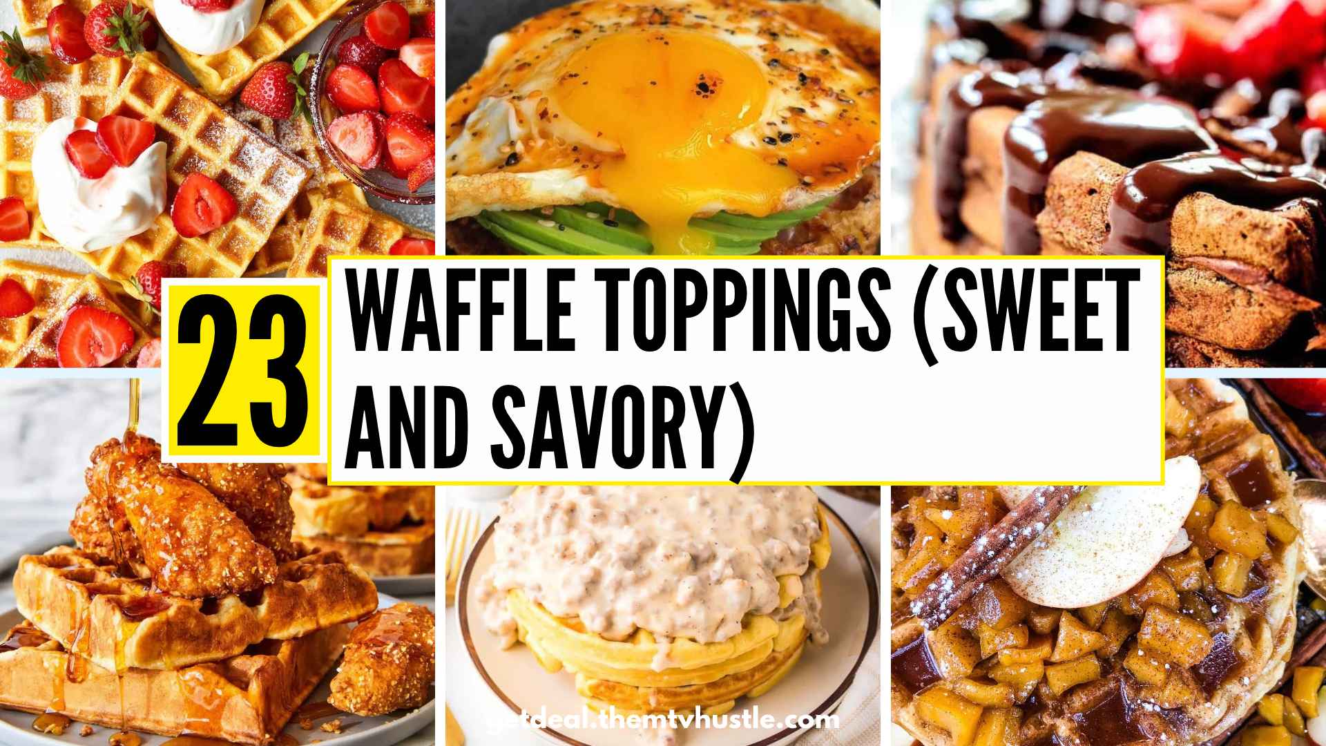 23 Best Waffle Toppings for Sweet and Savory Breakfasts