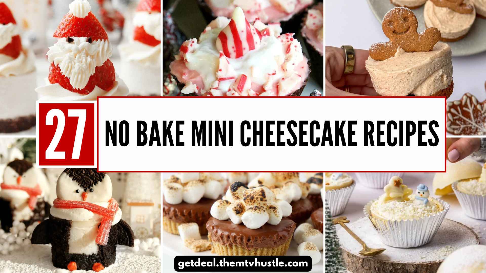 27 No-Bake Mini Cheesecake Recipes That Wow at Christmas